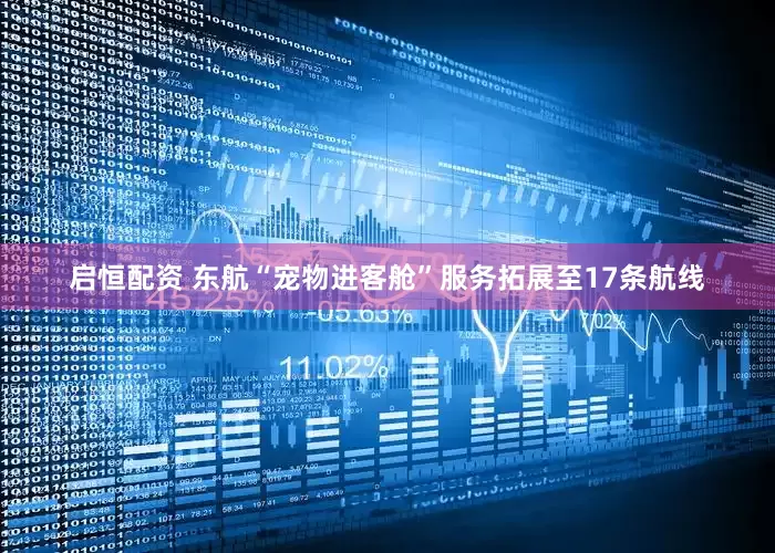 启恒配资 东航“宠物进客舱”服务拓展至17条航线