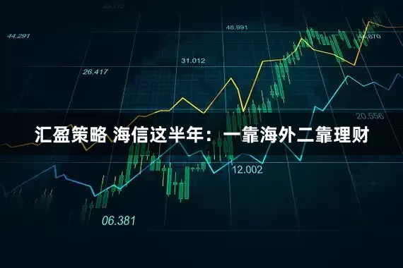 汇盈策略 海信这半年：一靠海外二靠理财